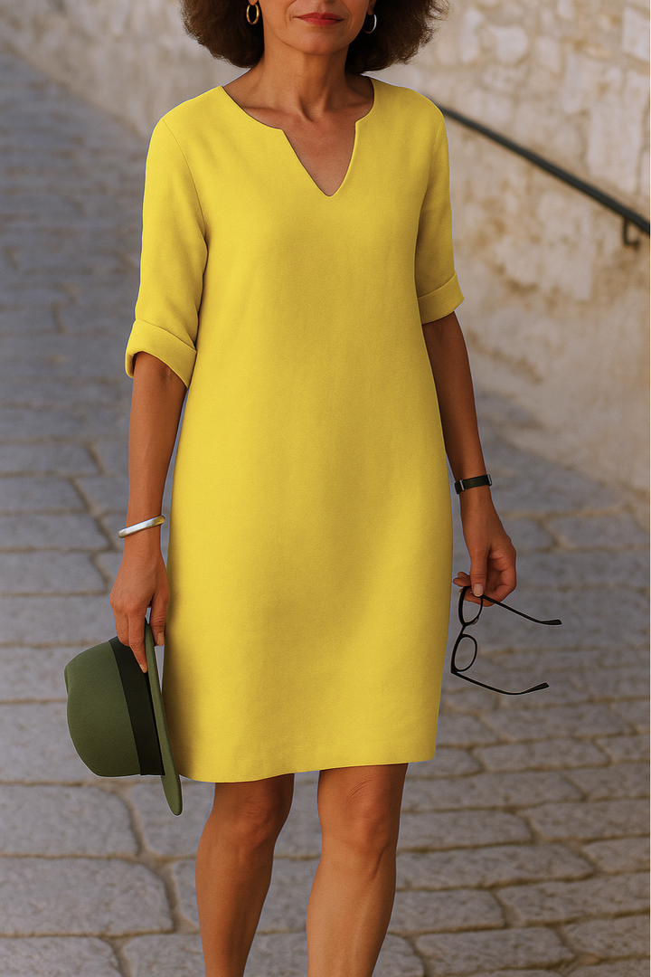 Lisette - Vestido elegante con escote en V