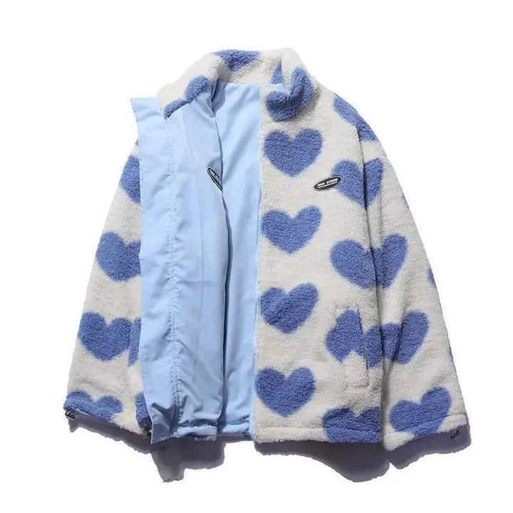 Mónica | Chaqueta reversible con corazones