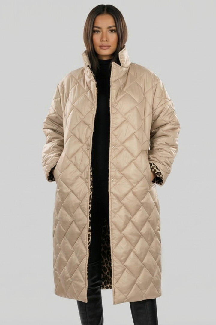 Olivia Sur™ | Abrigo de Leopardo Elegante